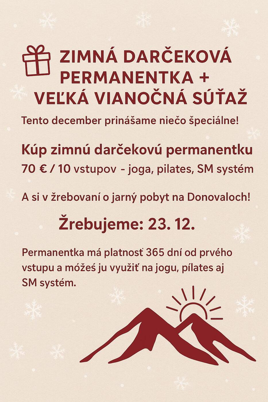 permanentka sutaz